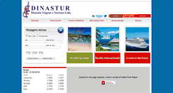 Desktop Screenshot of dinastur.com.br